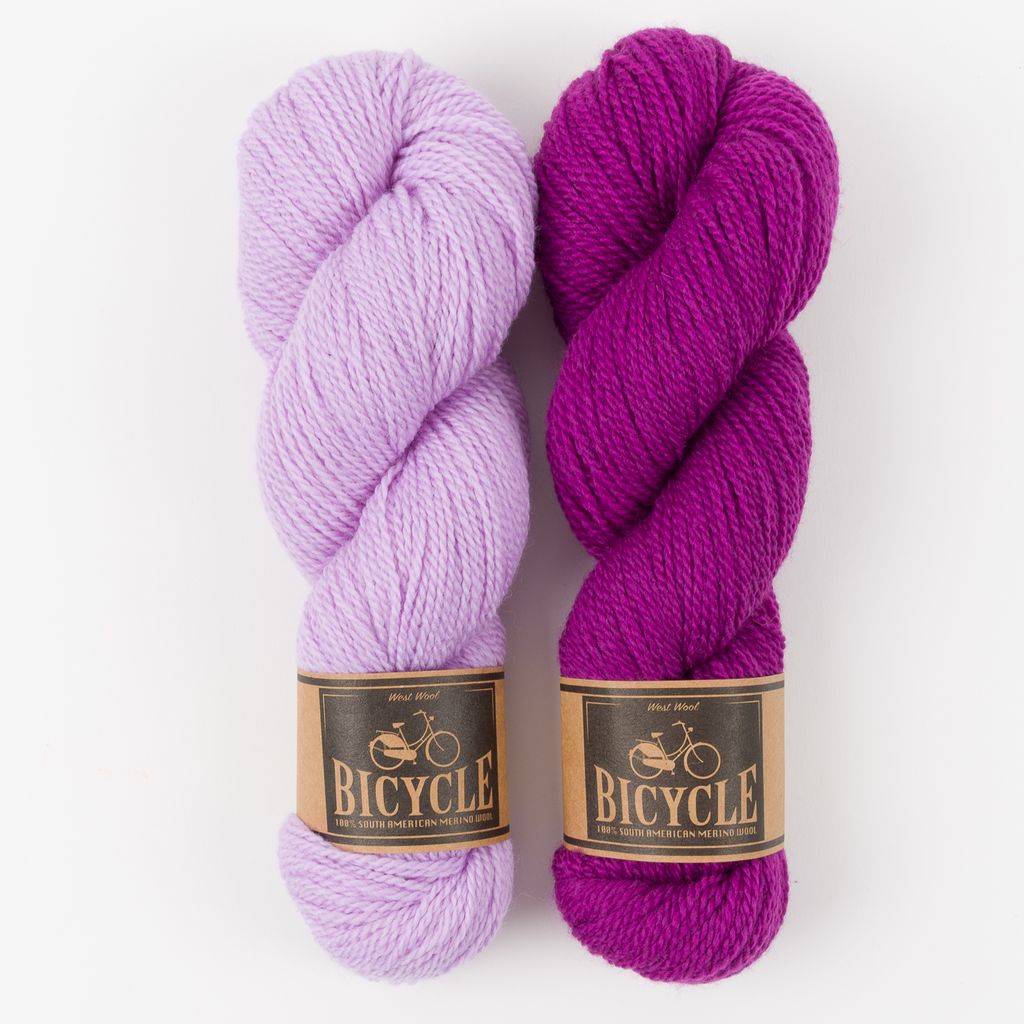 West Wool PISU TOP - FLIRTY UNICORN Merino wool Fingering Designer Kits