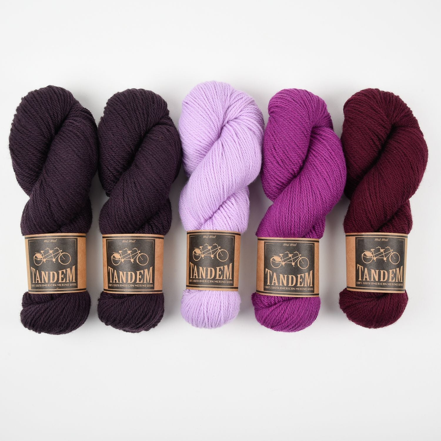 West Wool LIVE PURPLE Merino wool DK Quick Kits