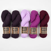 West Wool LIVE PURPLE Merino wool DK Quick Kits