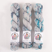 Twisted Ambitions SWEET SOCK - BLIZZARD Merino wool Nylon Fingering grey Yarn