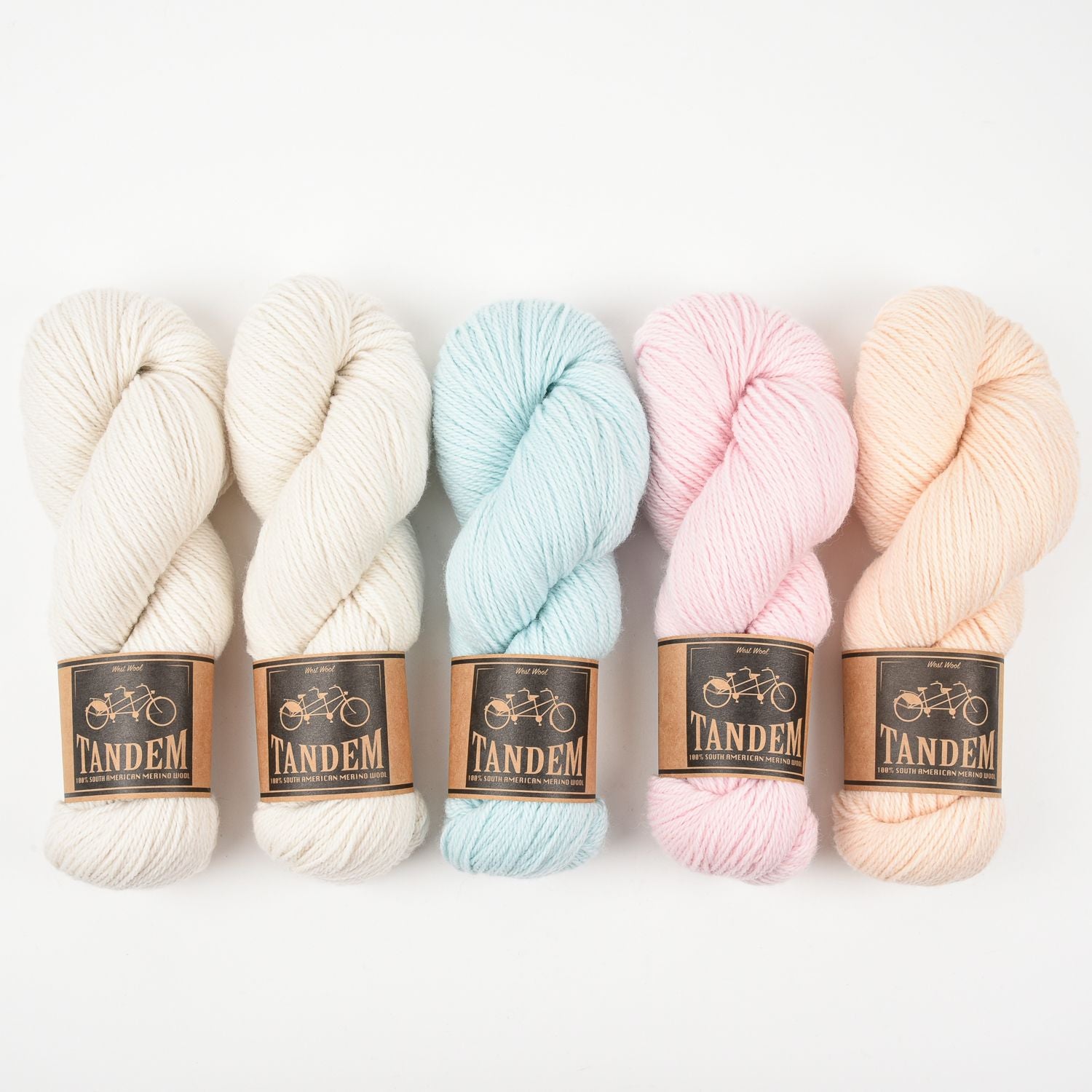 West Wool PASTEL PERFECTION Merino wool DK Quick Kits