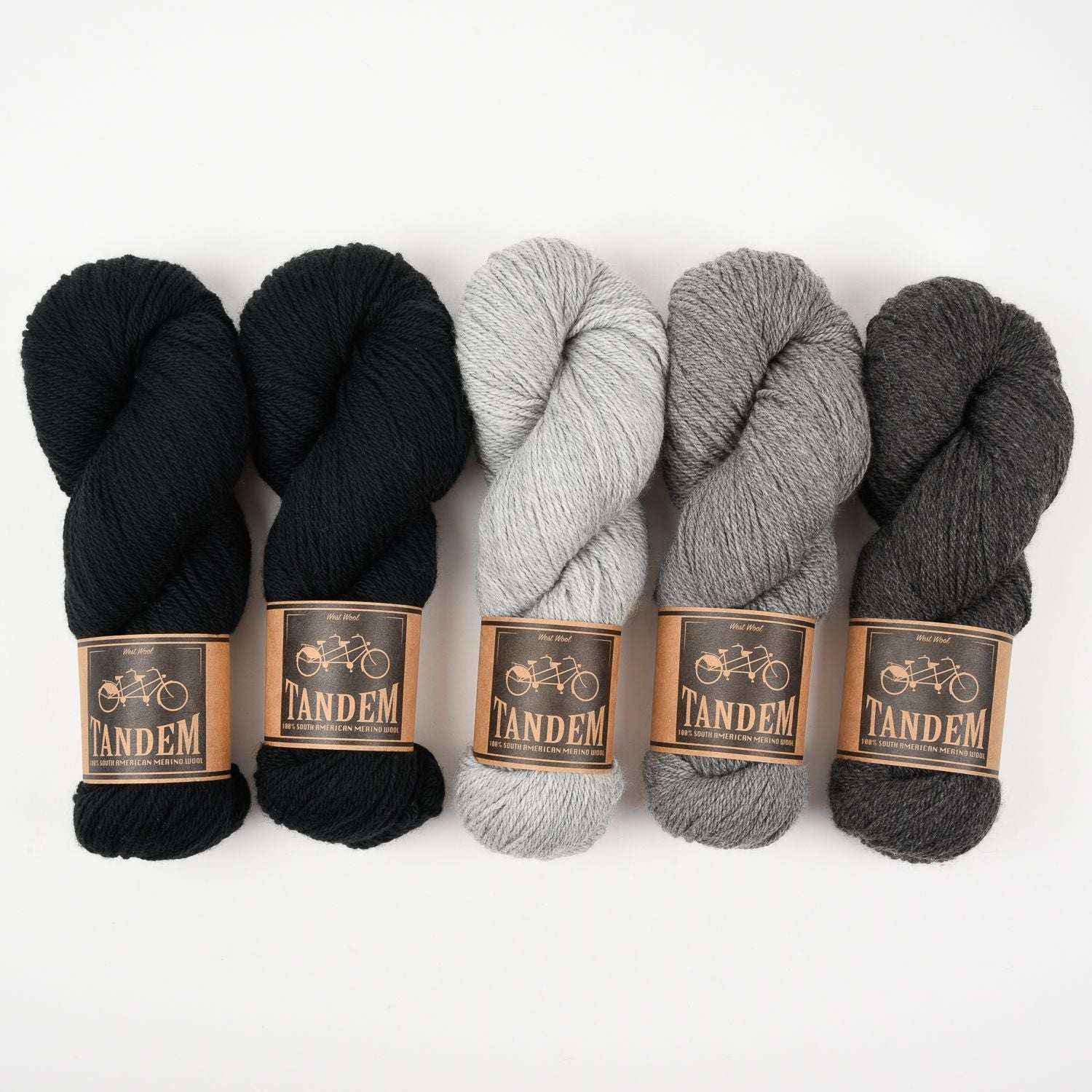 West Wool DRAWING IN CHARCOAL Merino wool DK Quick Kits