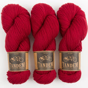 West Wool THE WEEKENDER CREW - BERRY Merino wool DK Designer Kits