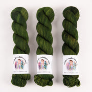Twisted Ambitions SWEET SOCK - JUNGLE Merino wool Nylon Fingering green Yarn