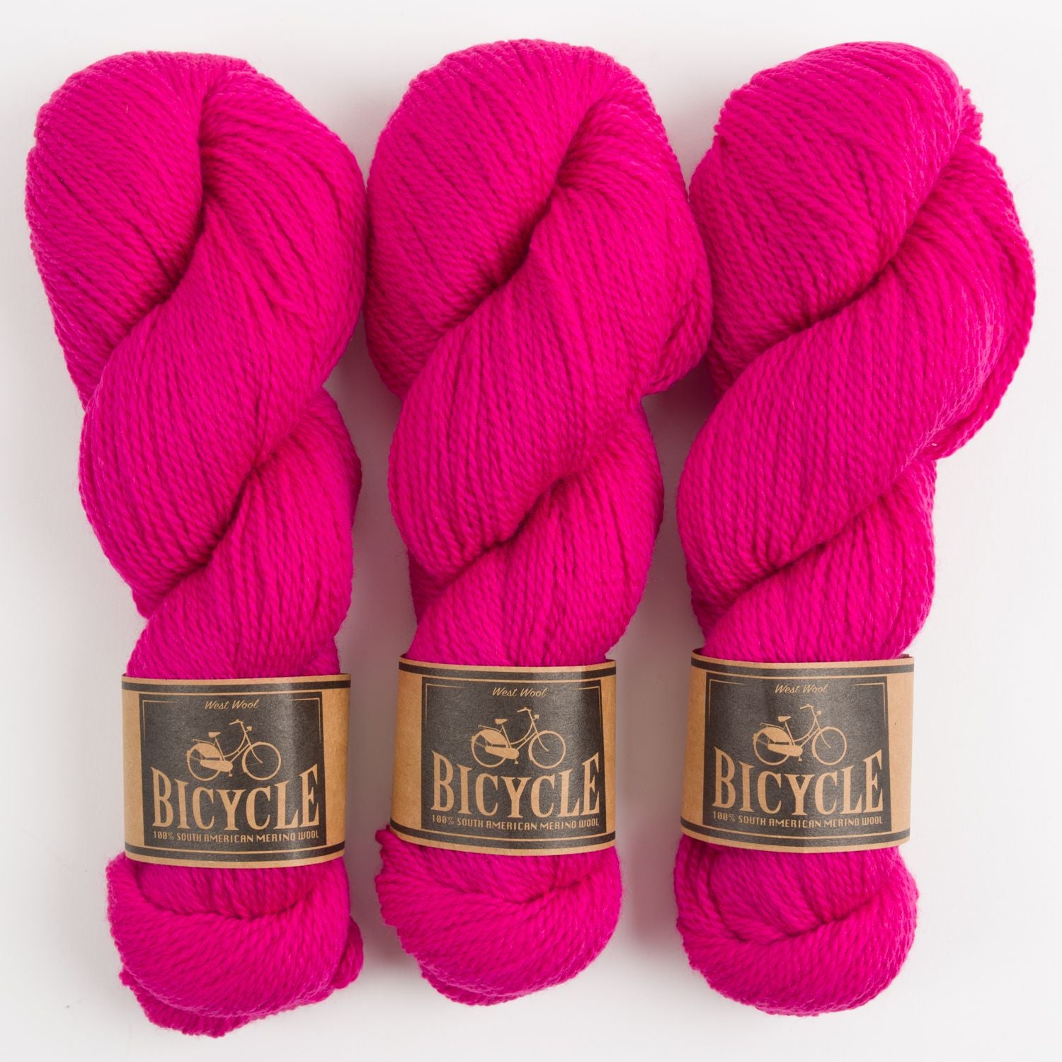 West Wool THE TRAVELER SHELL - FUCHSIA Merino wool Fingering Designer Kits