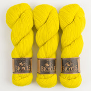 West Wool BICYCLE - BIANCA Merino wool Fingering yellow Yarn
