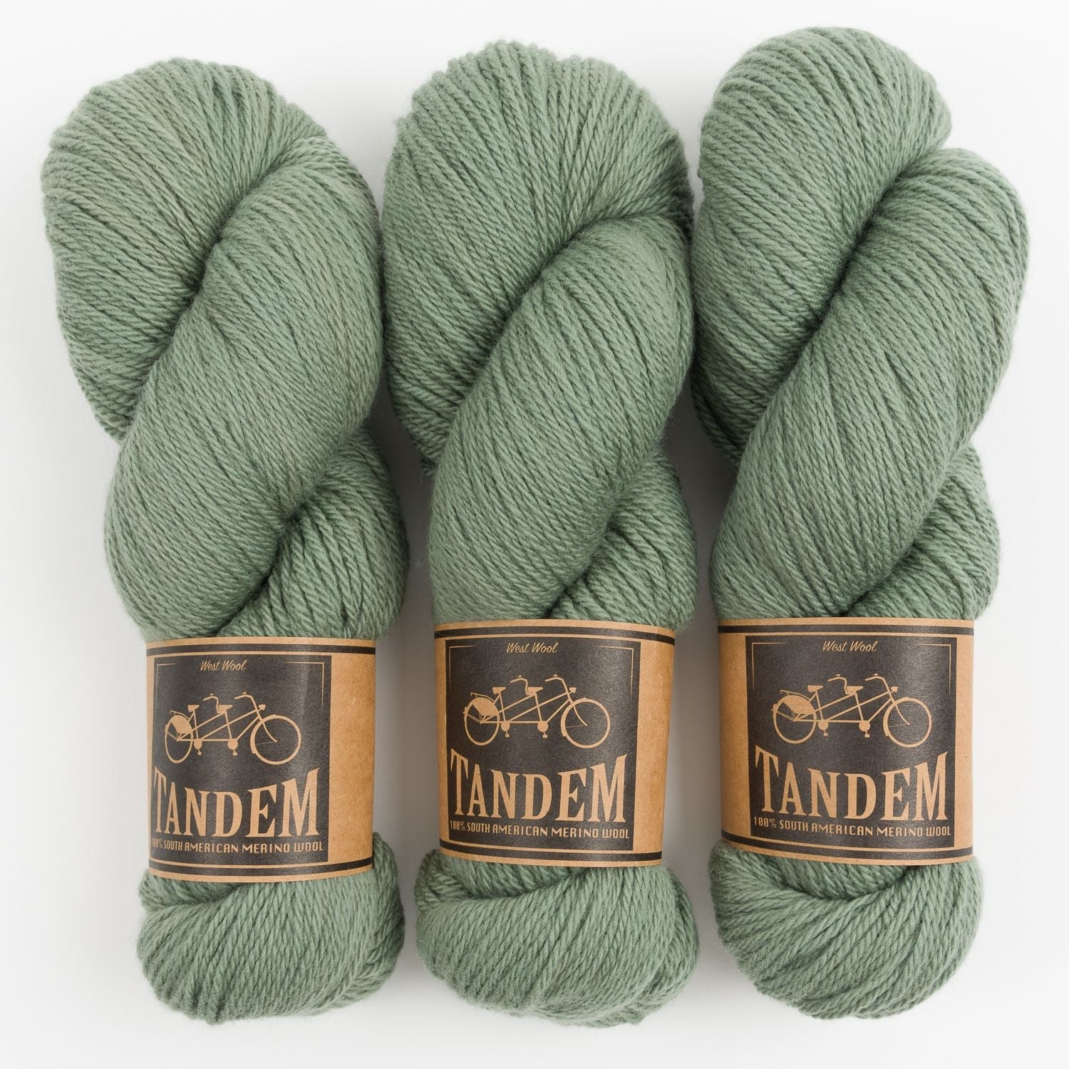 West Wool THE WEEKENDER CREW - SAGE Merino wool DK Designer Kits