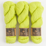 West Wool BICYCLE - PICKLE JUICE Merino wool Fingering neon green Yarn