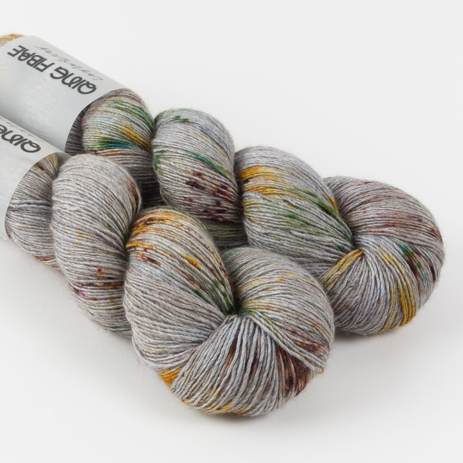 Qing Fibre WESTKNITS KIT - SMOKE Merino wool Silk Yak Fingering Westknits Kits