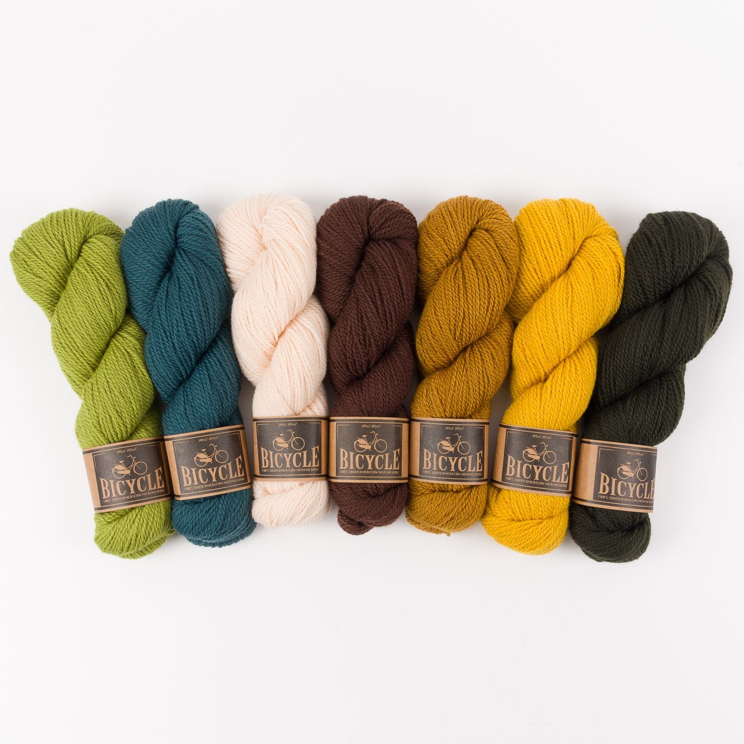 West Wool AVOCADO TIGER Merino wool Fingering Quick Kits