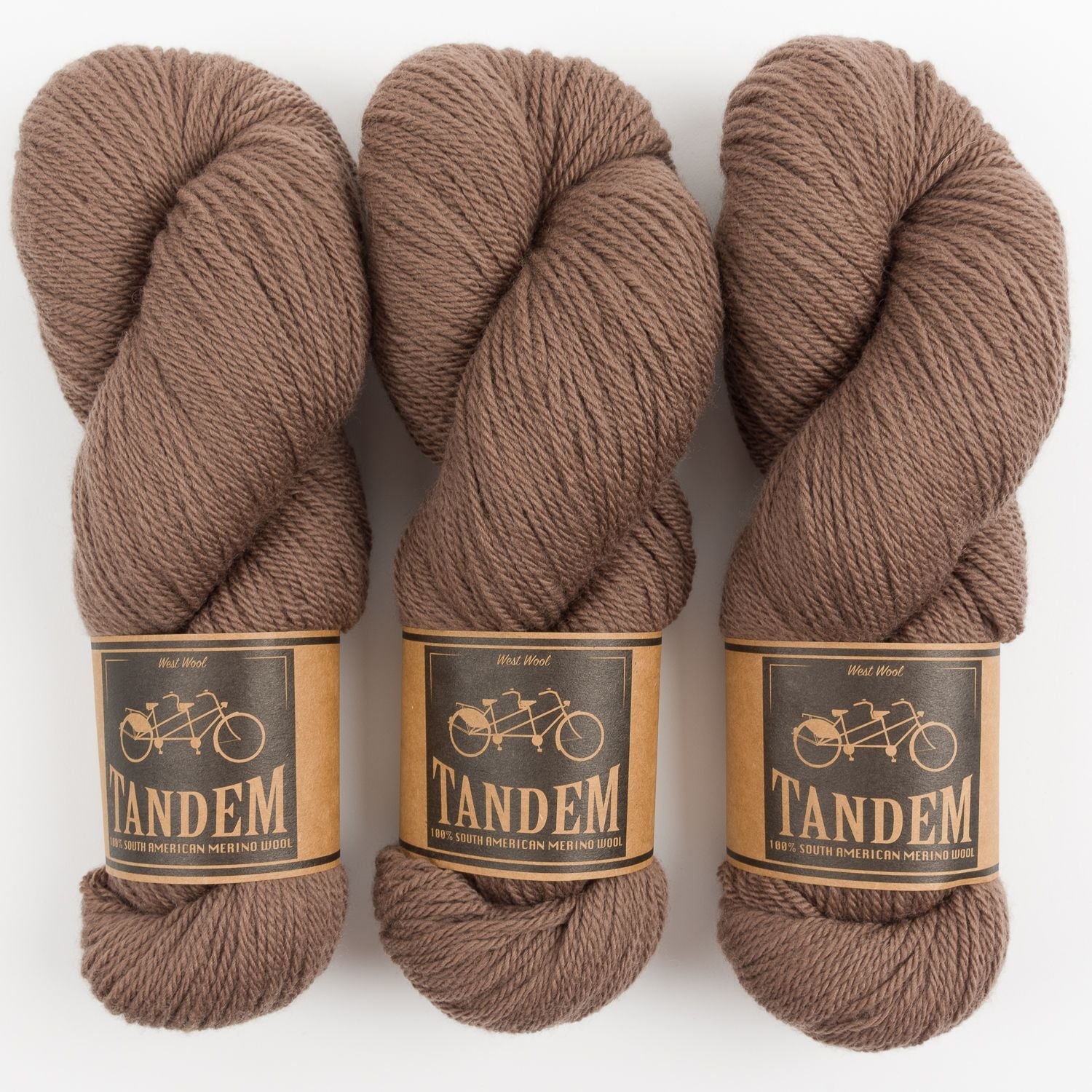 West Wool THE WEEKENDER CREW - MOCHA Merino wool DK Designer Kits