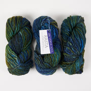 Malabrigo RASTA - VERDE AZUL Merino wool Chunky blue multicolour green Yarn