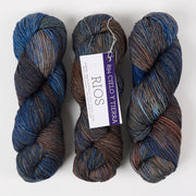 Malabrigo RIOS - CIELO Y TIERRA Merino wool Worsted blue multicolour Yarn