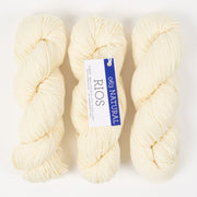 Malabrigo RIOS - NATURAL Merino wool Worsted white cream Yarn