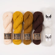 West Wool TIGER BIRCH Mohair Silk Merino wool Mixed Weight Quick Kits