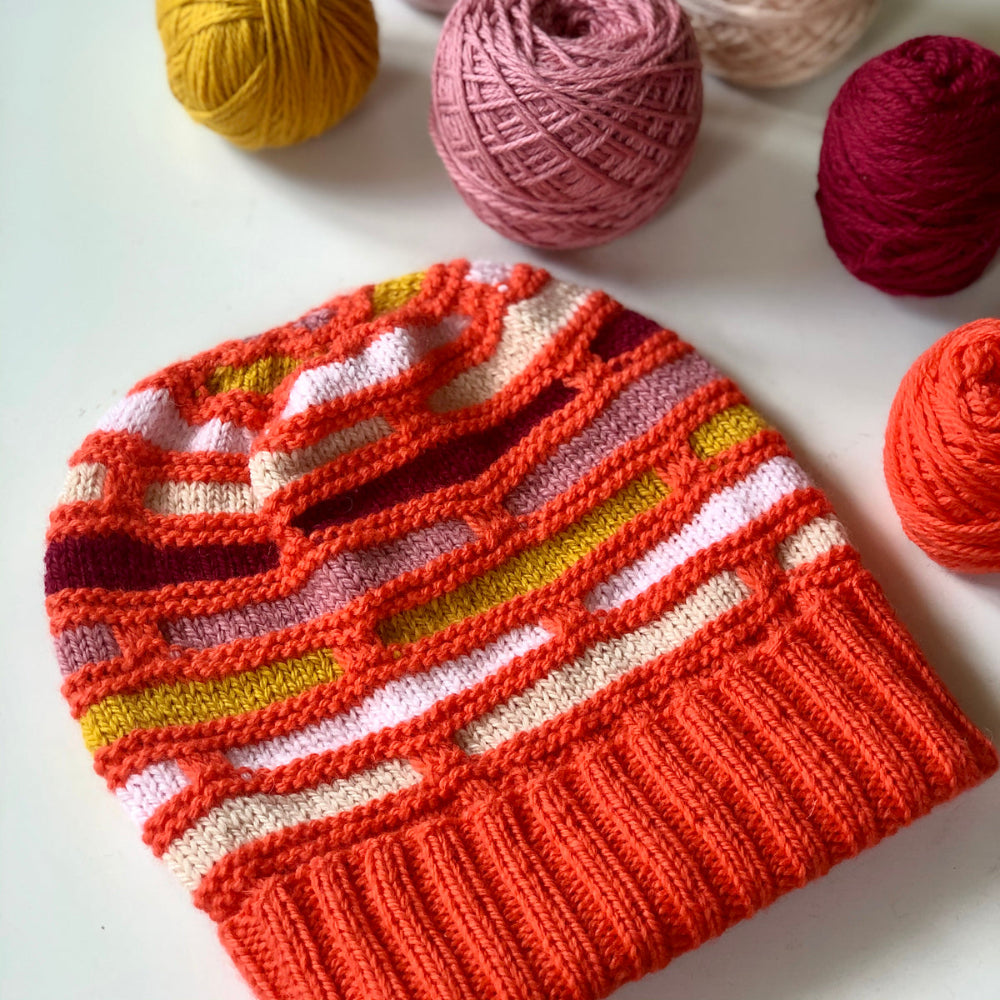 Westknits WESTKNITS SAMPLE - PAINTING BRICKS HAT Samples