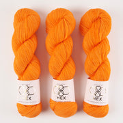 West Wool HEX - CANTALOUPE Merino wool Nylon Fingering Yarn