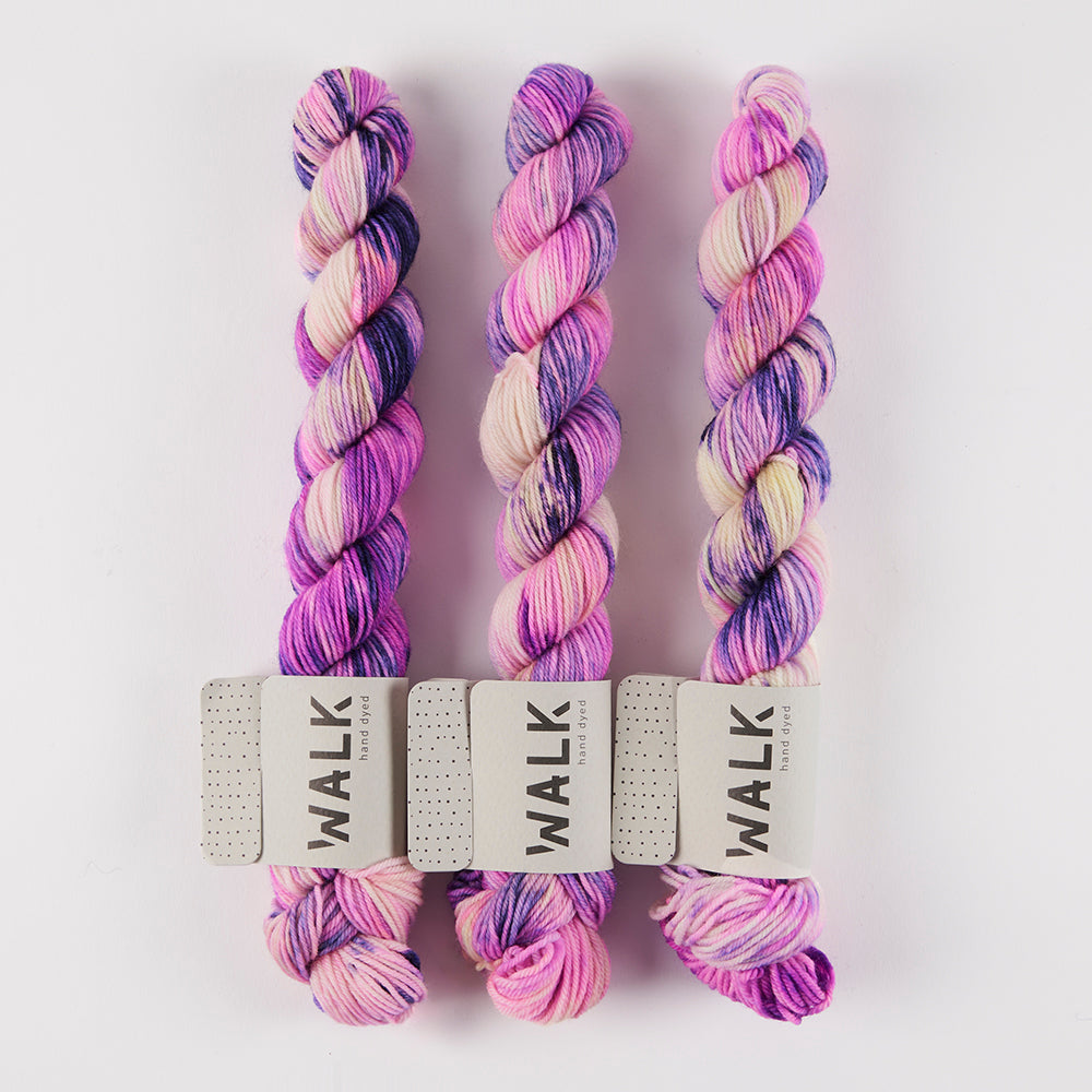 WALK Collection TOUGH SOCK MINI - LINDA Merino wool Nylon Fingering cream multicolour Yarn