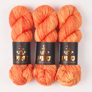 Punk Rock Unicorn SOUL DK - MANGORITA Merino wool Nylon DK Sock orange Yarn
