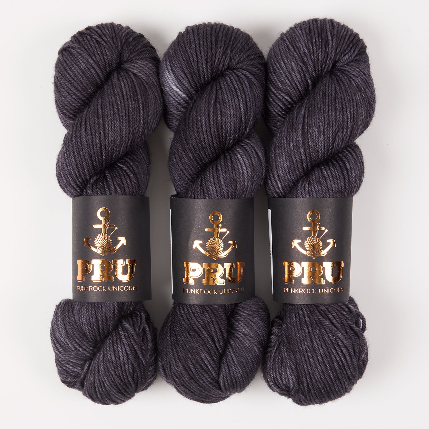 Punk Rock Unicorn SOUL DK - ZEN Merino wool Nylon DK Sock grey Yarn