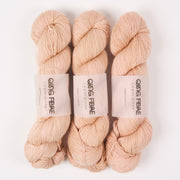 Qing Fibre DASHING SASSY - CINNAMON Merino wool Fingering beige Yarn