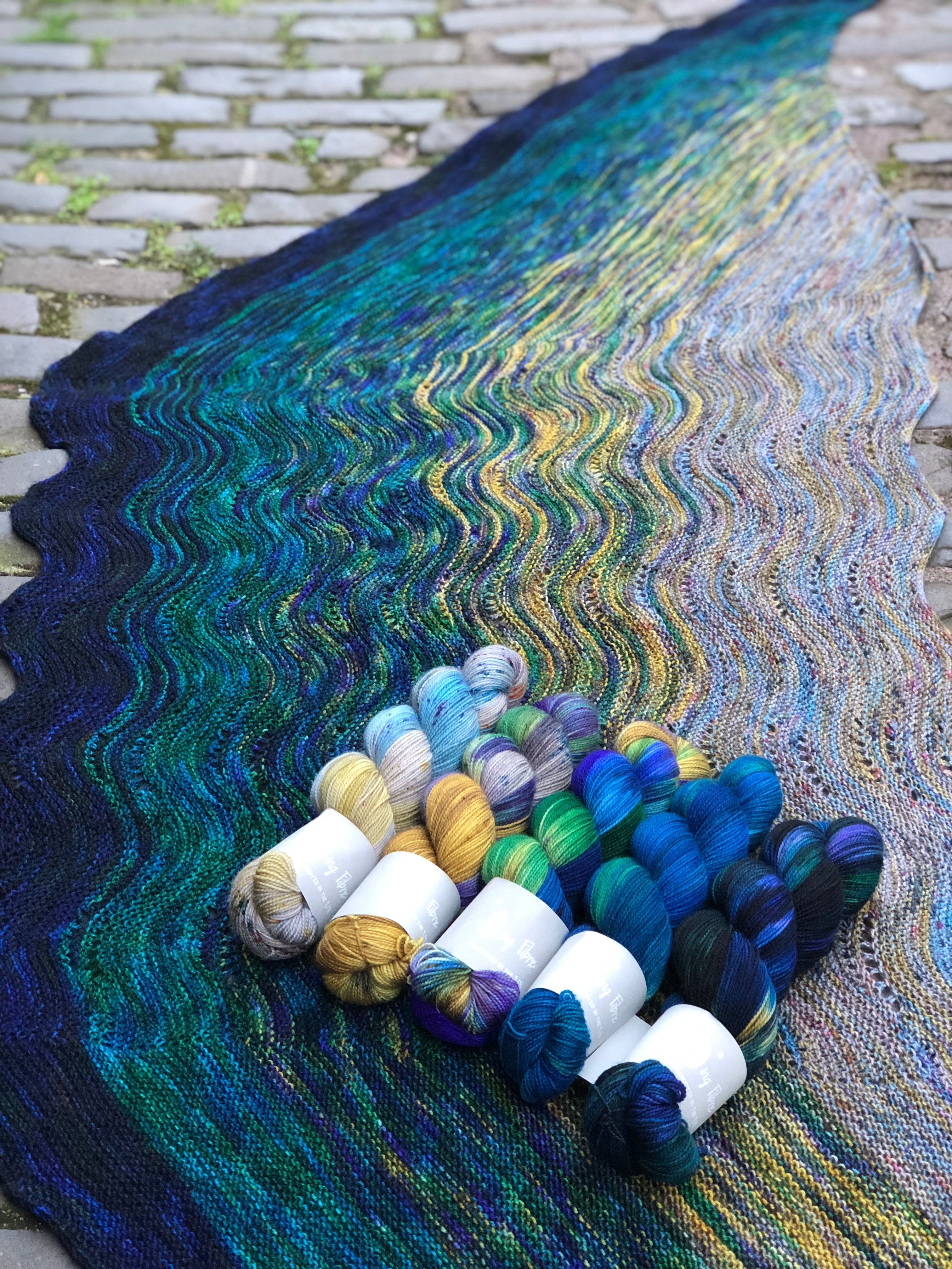 SEA SWELL SHAWL PATTERN