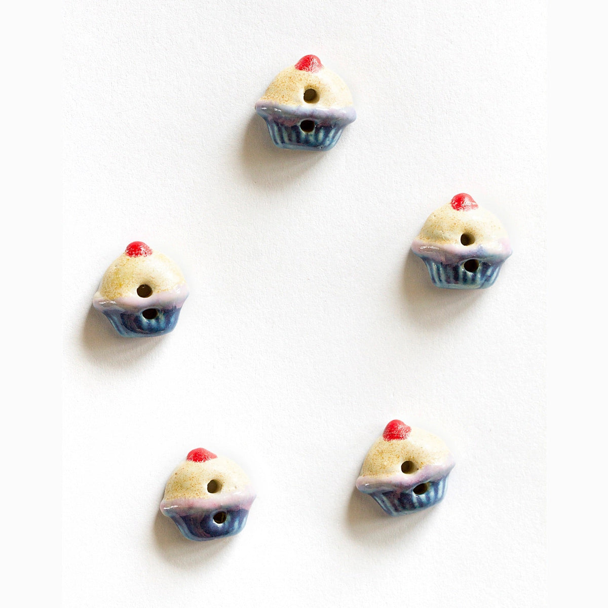 Teeny Cupcake Buttons