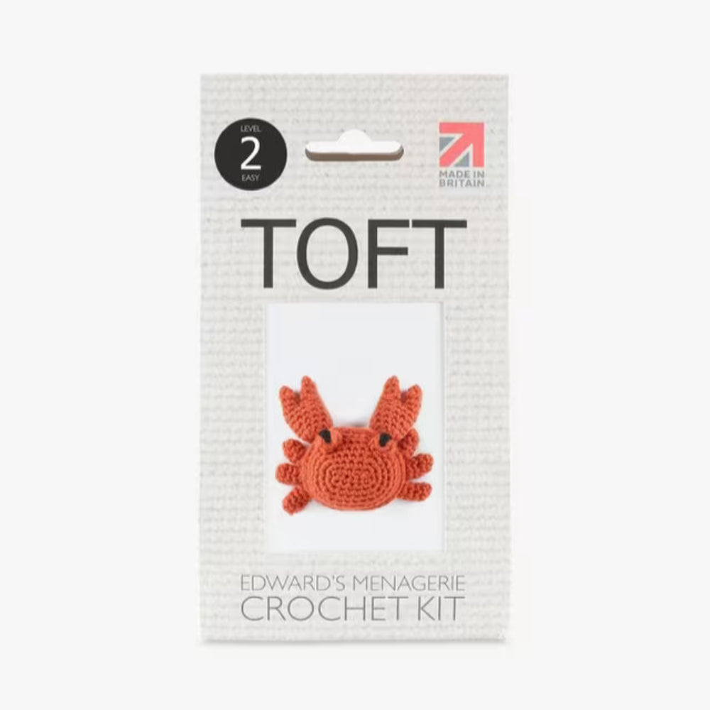 Toft CEDRIC THE CRAB - CORAL Crochet Kit