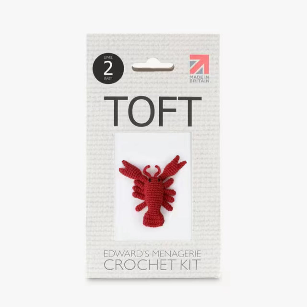 Toft JORDAN THE LOBSTER - ORANGE Crochet Kit