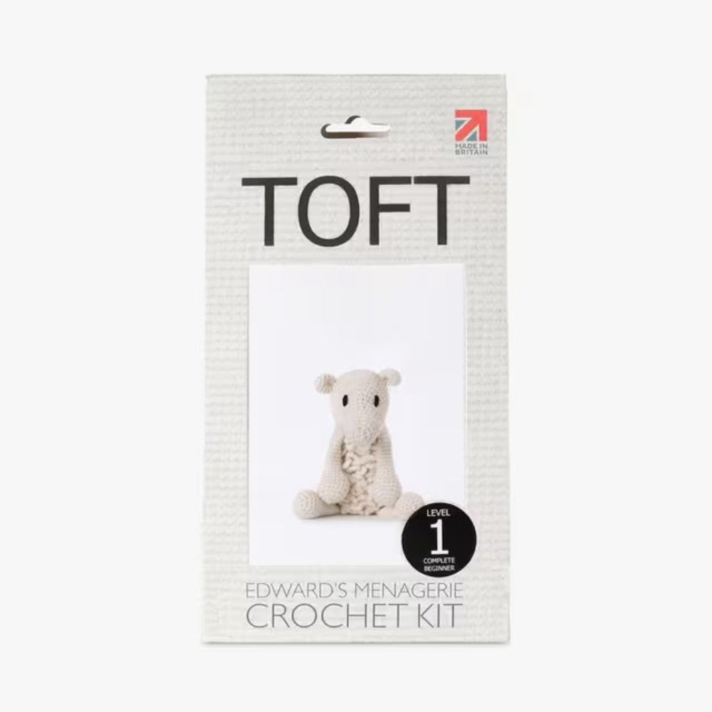 Toft SIMON THE SHEEP - CREAM Crochet Kit