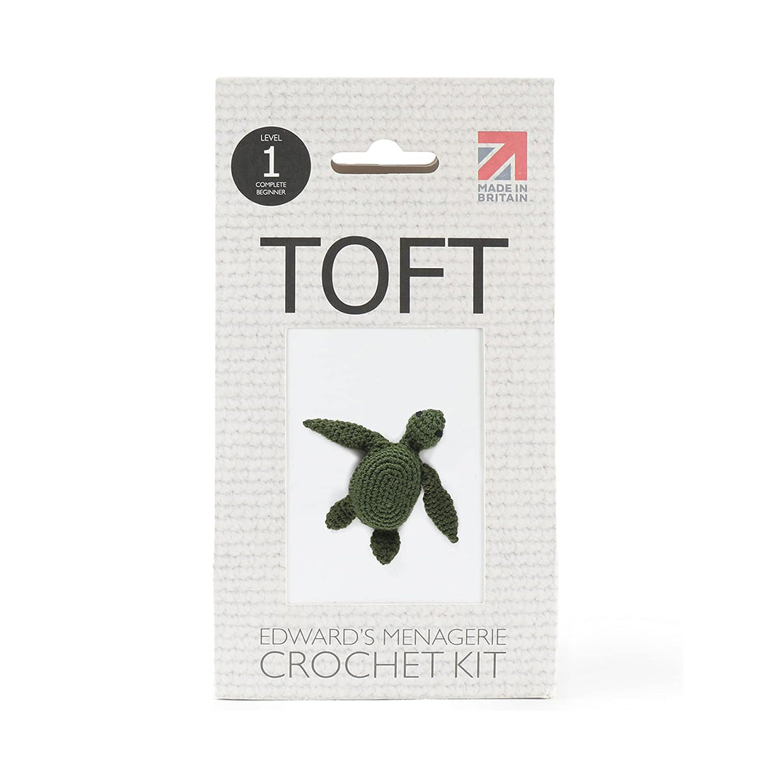 Toft KAT THE TURTLE - GREEN Crochet Kit