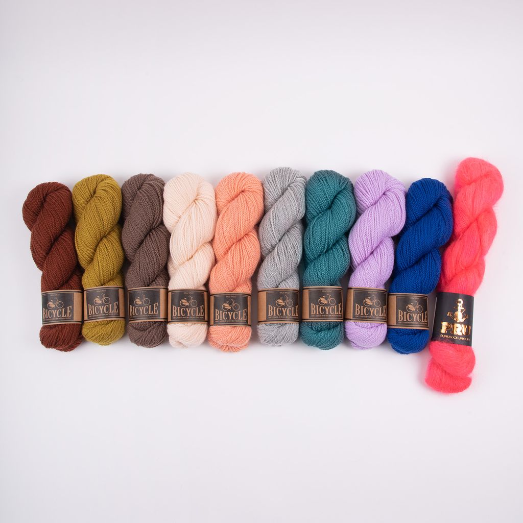 West Wool AUTUMN SUGAR POP Merino wool Fingering Quick Kits