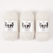 West Wool GLOWHAIR - BIRCH TREE Mohair Silk Lace white Yarn
