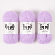 West Wool GLOWHAIR - UNICORN Mohair Silk Lace purple Yarn