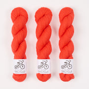 West Wool TRICYCLE - BEATRIX Merino wool Fingering orange Yarn