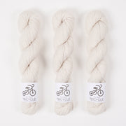 West Wool TRICYCLE - BIRCH TREE Merino wool Fingering white Yarn