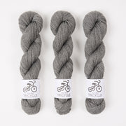 West Wool TRICYCLE - FRENCH GREY Merino wool Fingering grey Yarn