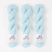 West Wool TRICYCLE - GLASS Merino wool Fingering blue Yarn