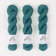 West Wool TRICYCLE - NORTH SEA Merino wool Fingering blue Yarn
