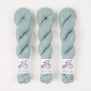 West Wool TRICYCLE - SEA MIST Merino wool Fingering blue Yarn