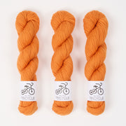 West Wool TRICYCLE - TANGERINE Merino wool Fingering orange Yarn