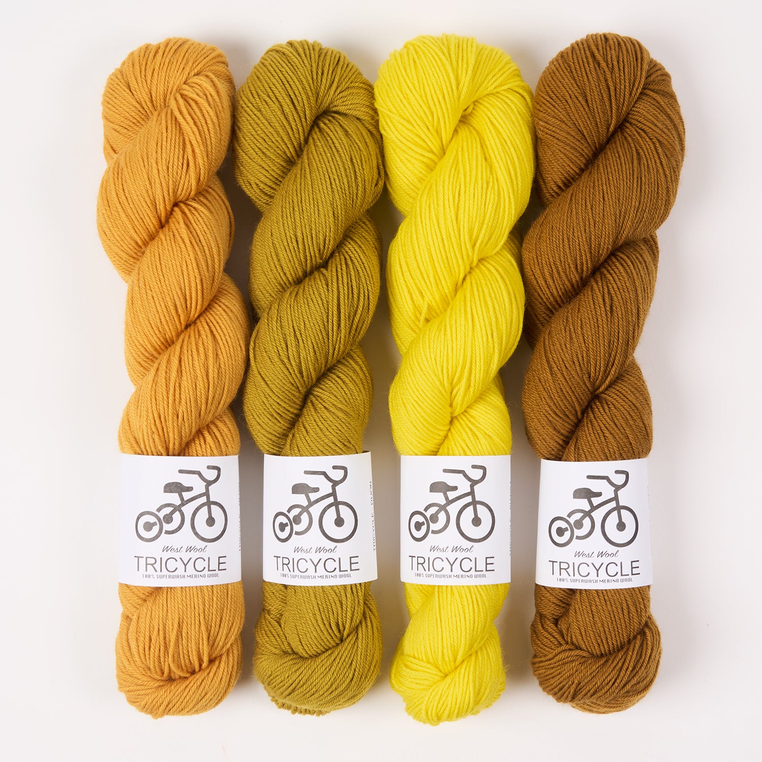 West Wool A FIELD OF SUNFLOWERS Merino wool Fingering Quick Kits