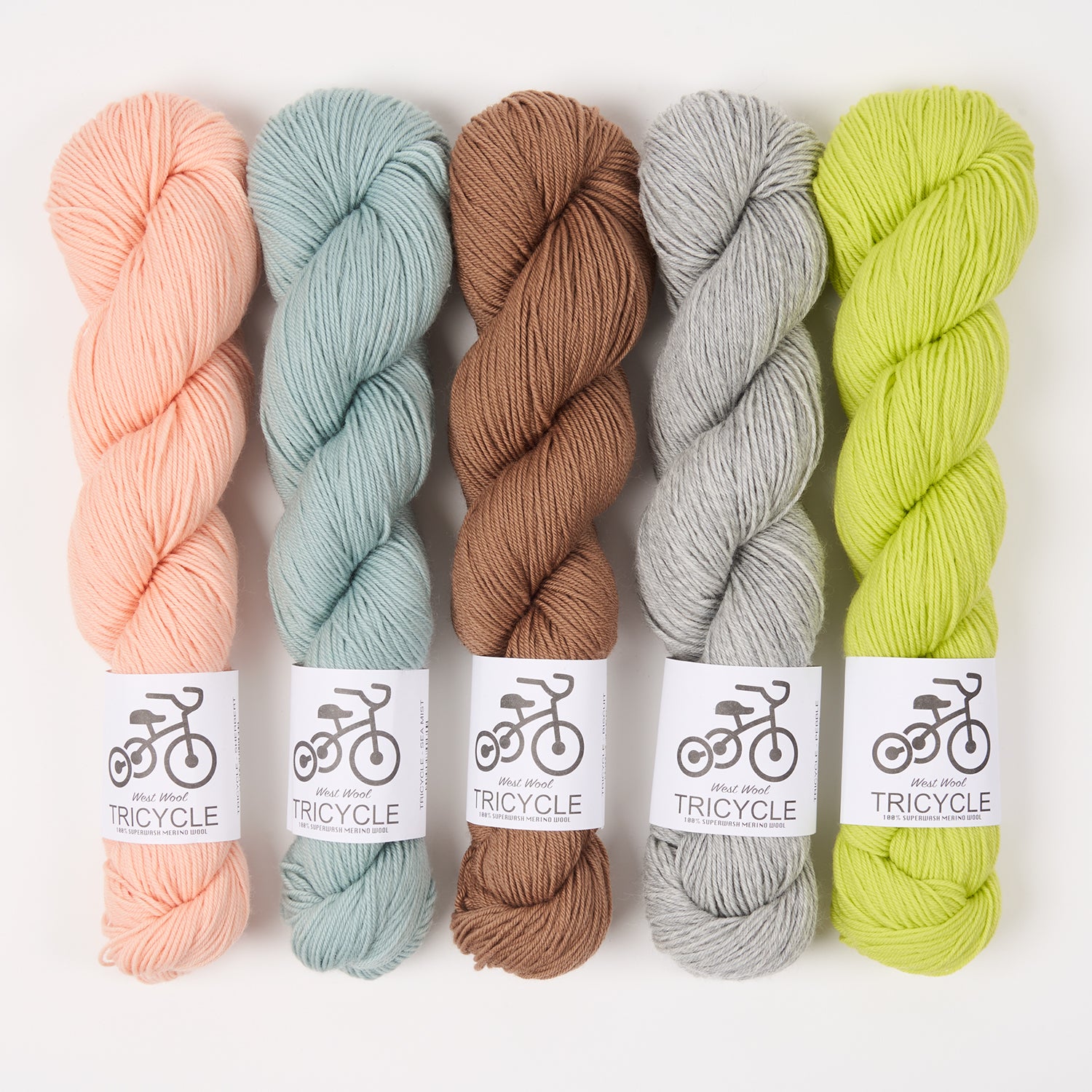 West Wool AFTERNOON TEA Merino wool Fingering Quick Kits