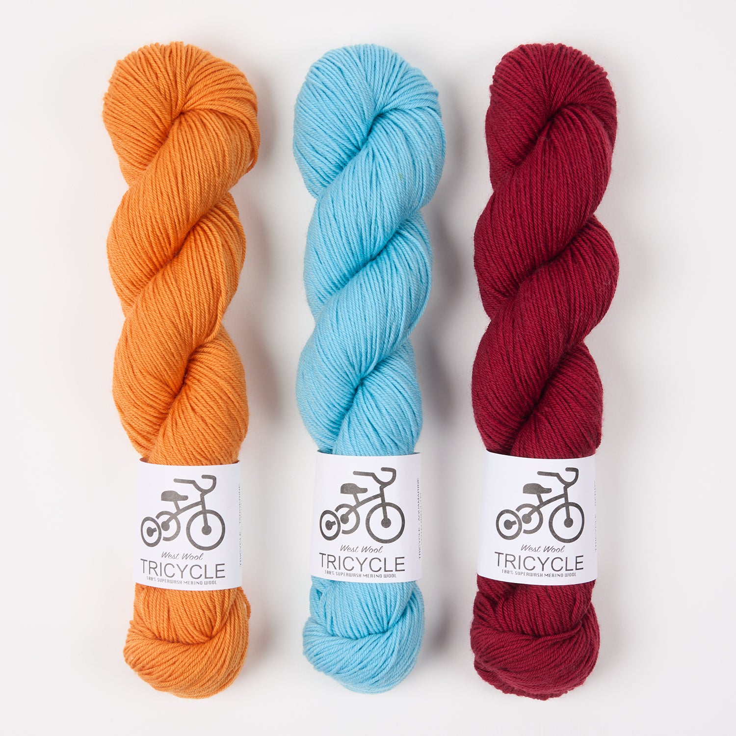 West Wool BERRY MARINE Merino wool Fingering Quick Kits