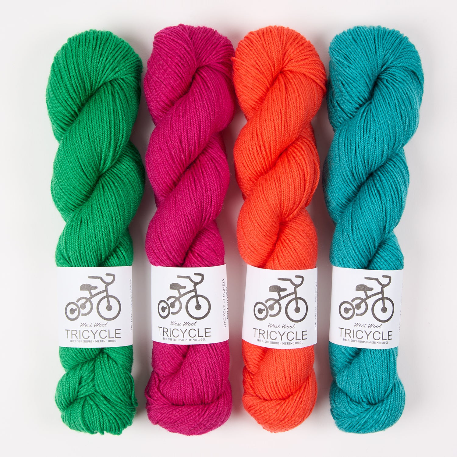 West Wool BRACKISH GREEN Merino wool Fingering Quick Kits