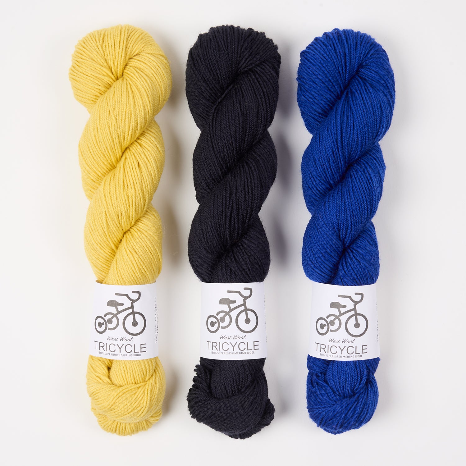 West Wool BUTTERCUP IN THE SEA Merino wool Fingering Quick Kits