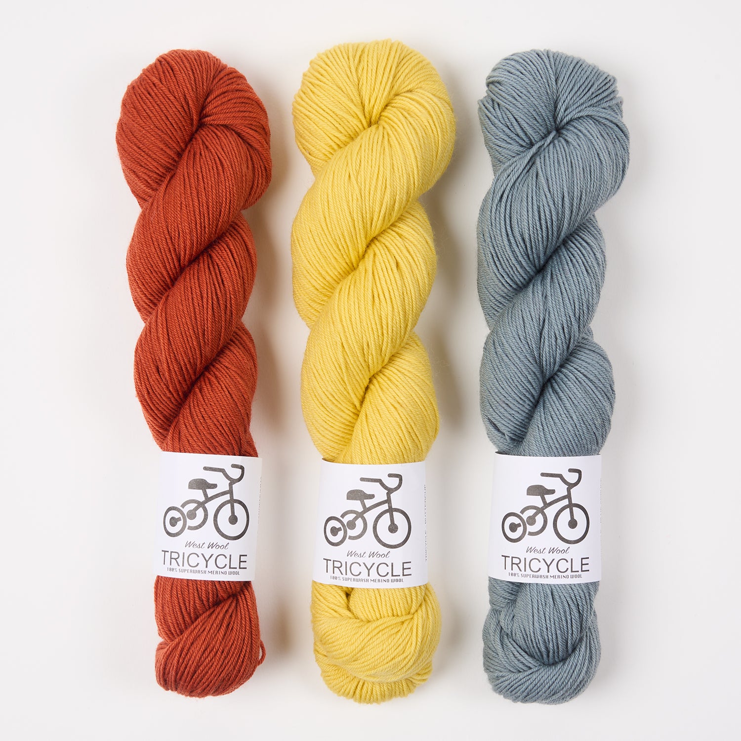 West Wool CALM PRIMARY Merino wool Fingering Quick Kits