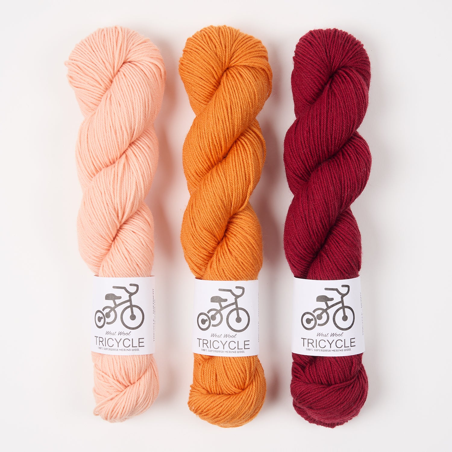 West Wool CITRUS KICK Merino wool Fingering Quick Kits