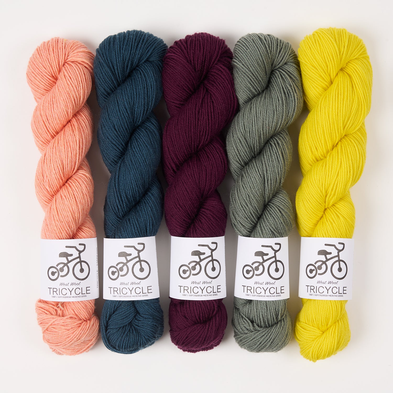 West Wool CORDUROY STARFISH Merino wool Fingering Quick Kits