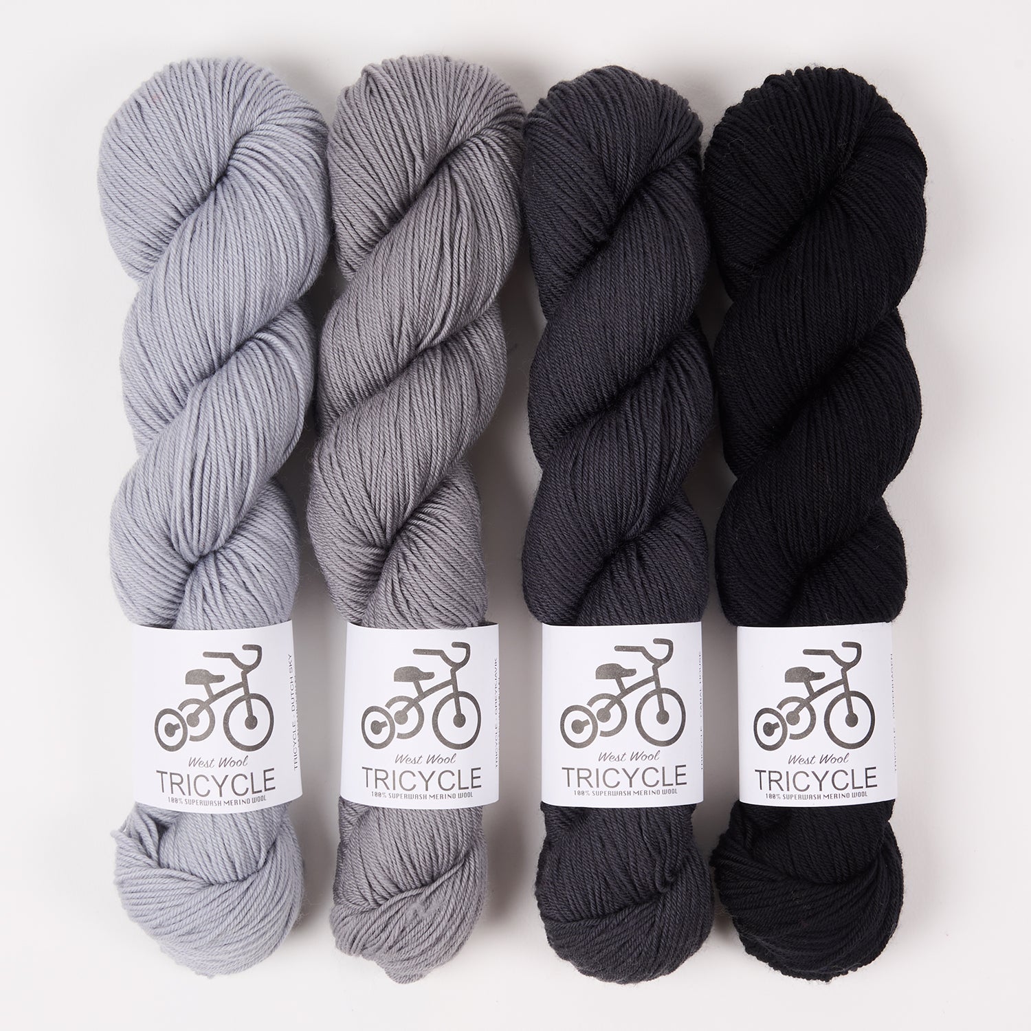 West Wool DANISH SKY Merino wool Fingering Quick Kits